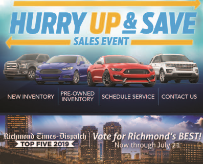 Ford Hurry Up and Save Sales Event